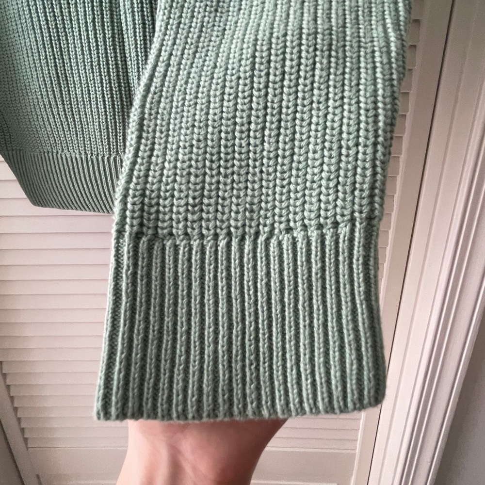 Alesbury Men’s Mint Green Cotton Knit Cardigan NWT - Picture 6 of 9